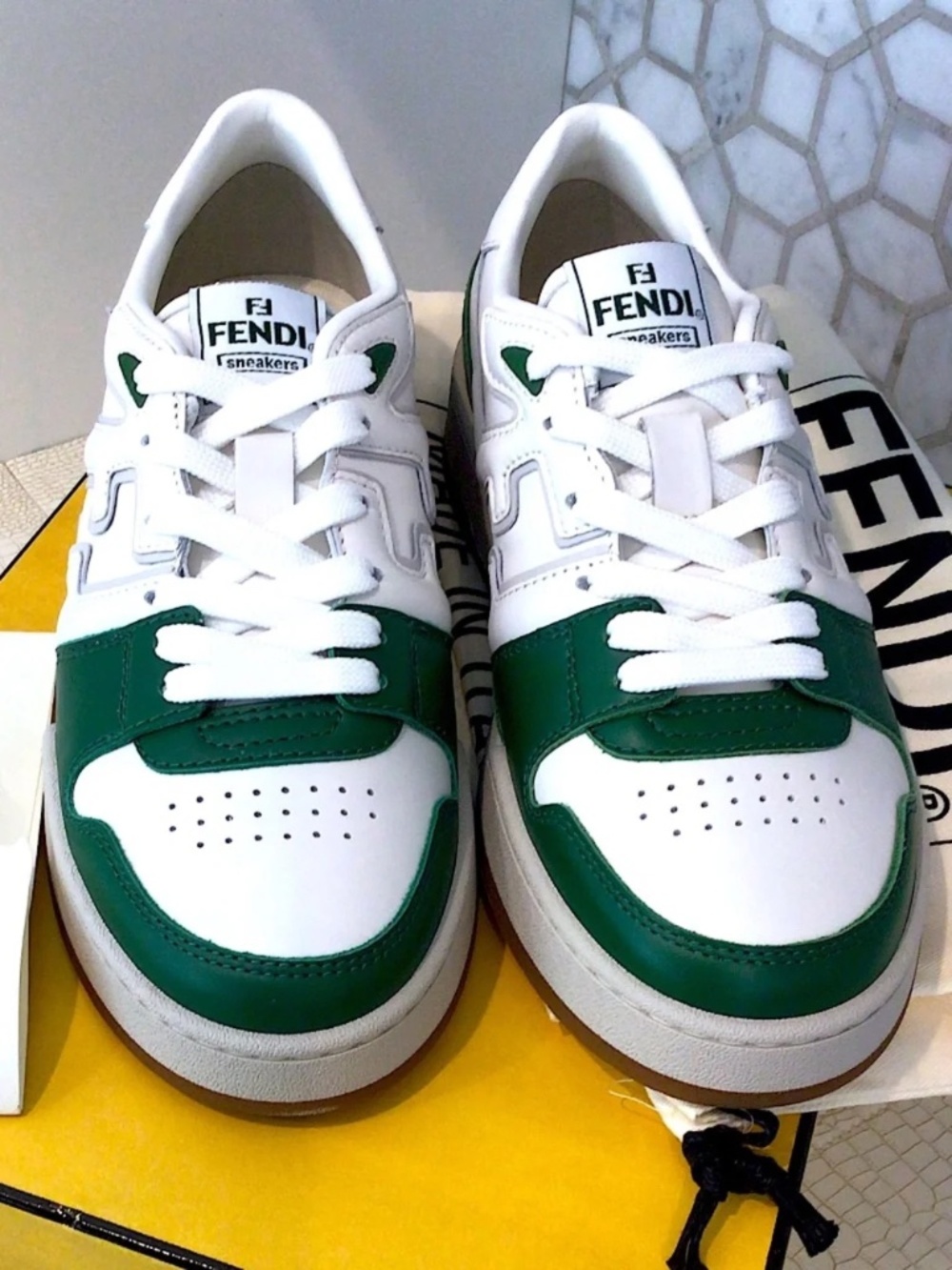 FENDI X Stefano Pilati Sneakers 8US NEW
